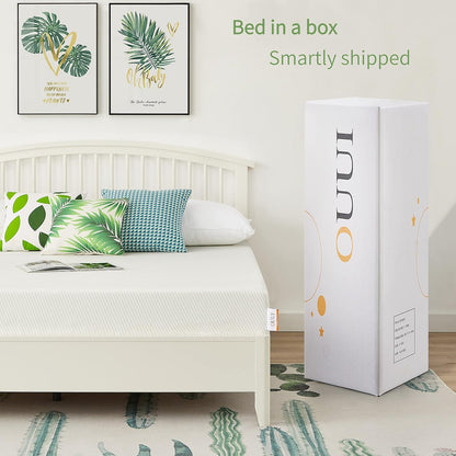Twin Mattress, 5 Inch Green Tea Cooling Gel Memory Foam Mattress in a Box for Kids Medium Firm Twin Bed Mattress for Bunk Bed, Trundle Bed, Pressure Relief, Certipur-Us Certified