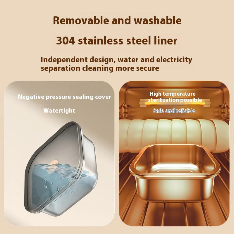 Portable Cordless Self-Heating Food Container